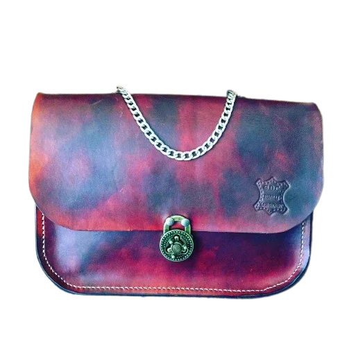 Borsa Valentina in Pelle di Bovino Colore Vintage – Concia Vegetale e Tinta a Mano - Di Caudo