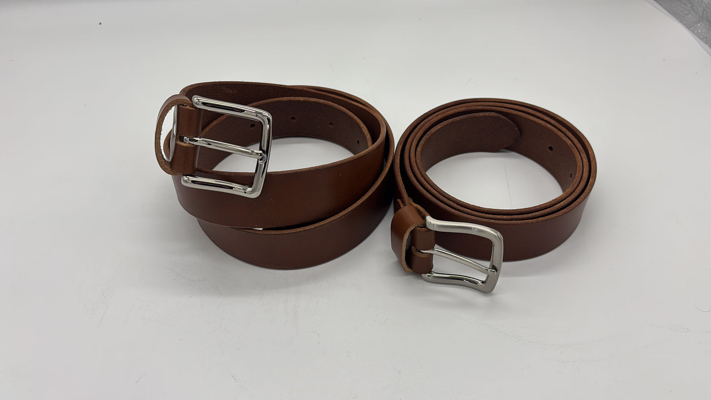Classic Leather Belt - Handmade in Italy