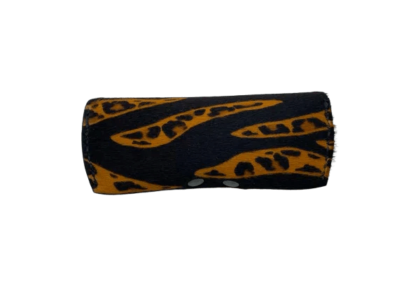 Porta occhiali in cavallino fantasia animalier – Fatto a mano - Di Caudo