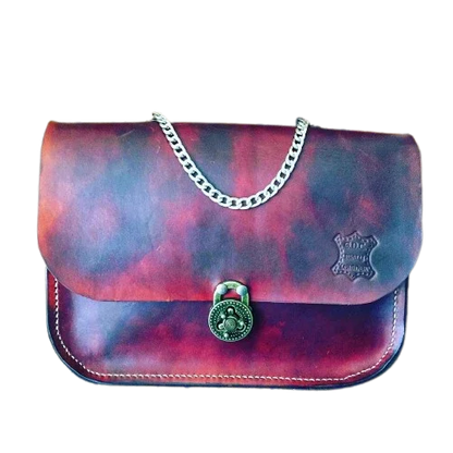 Borsa Valentina in Pelle di Bovino Colore Vintage – Concia Vegetale e Tinta a Mano - Di Caudo