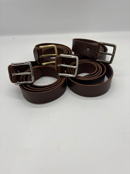 Classic Leather Belt - Handmade in Italy