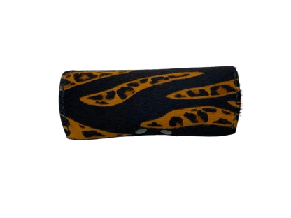Porta occhiali in cavallino fantasia animalier – Fatto a mano - Di Caudo